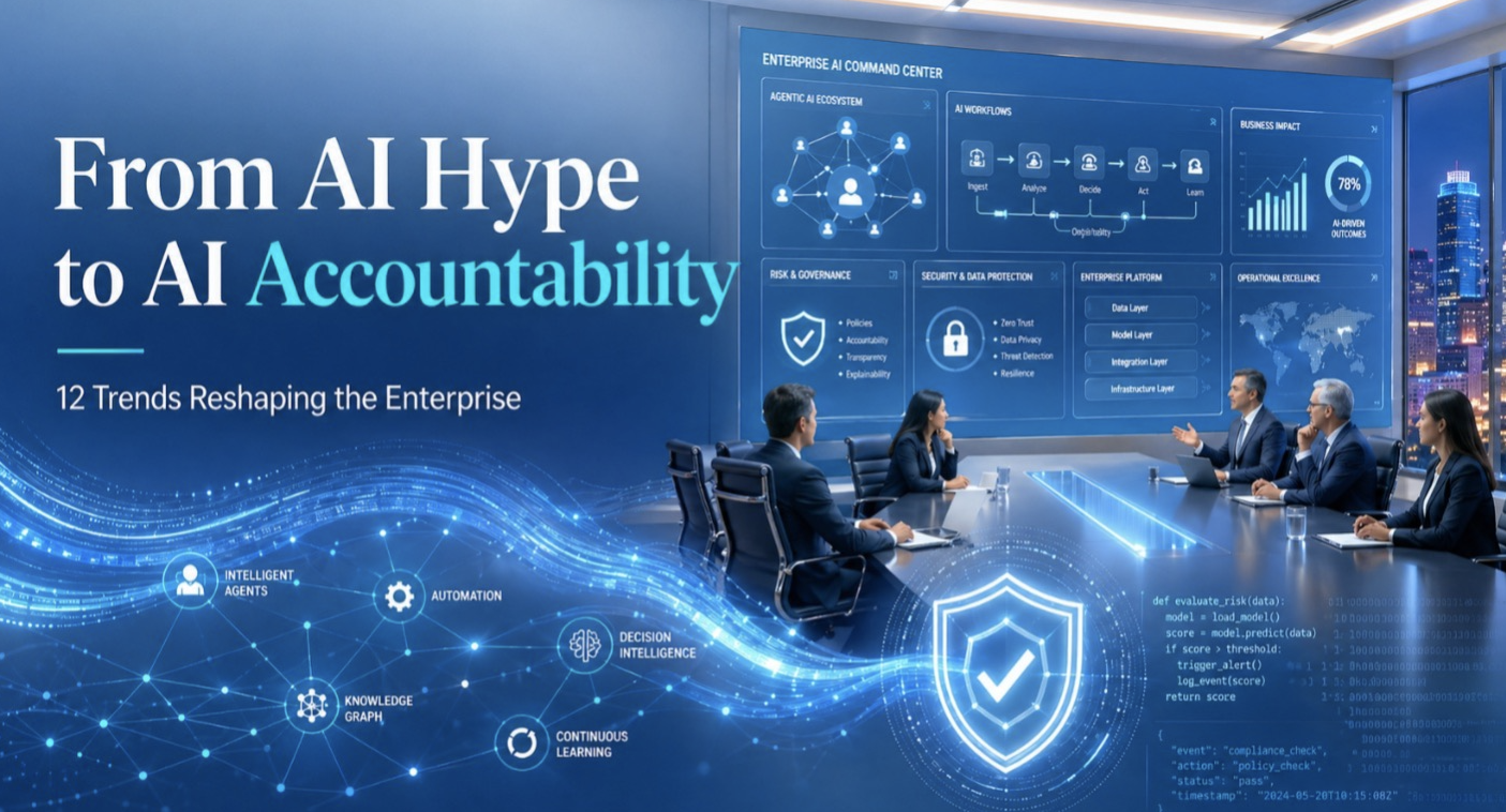 From AI Hype to AI Accountability: 12 Trends Reshaping the Enterprise
